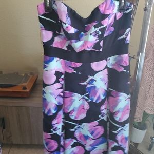 Multi color floral dress